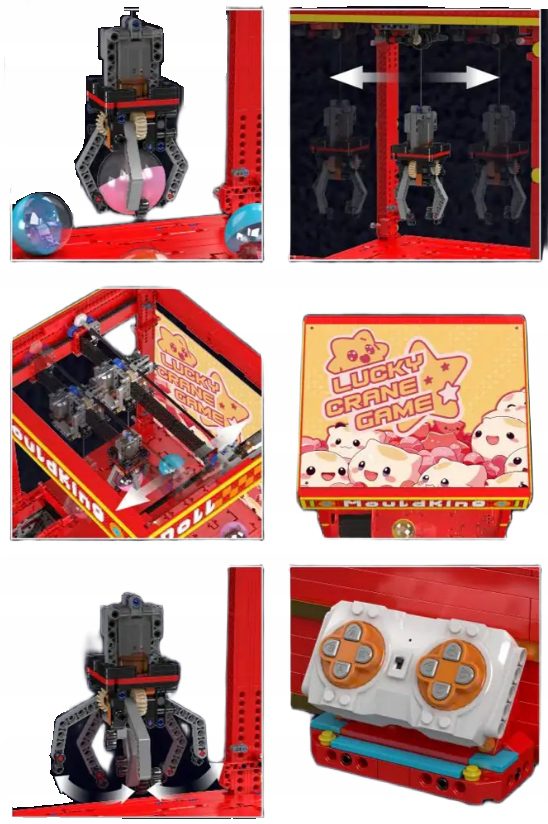 Klocki Mould King 10189 Automat Chwytak Zręcznościowy RC 2922 el. - obrazek 5