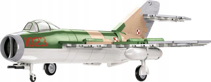 Klocki COBI 5824 Samolot Odrzutowy Polskich Sił Zbrojnych LIM5 (MIG17) 1959 - obrazek 4