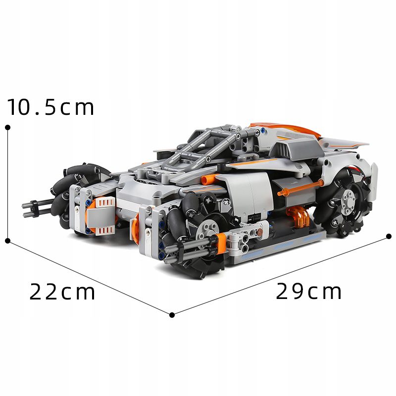 Klocki Mould King 15052S Zdalnie Sterowany Samochód Post-apo 555 el. - obrazek 5
