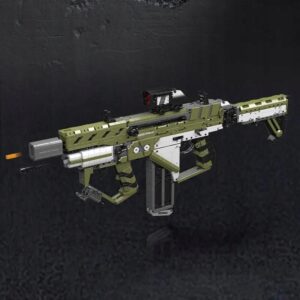 Model karabinu szturmowego DY-01 z klocków Mould King – zestaw 2848 elementów w skali 1:1