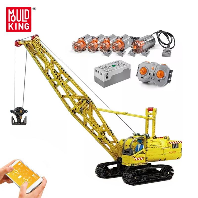 Klocki Mould King 17001 Zdalnie Sterowany Dźwig Żuraw 1205 el. - obrazek 5