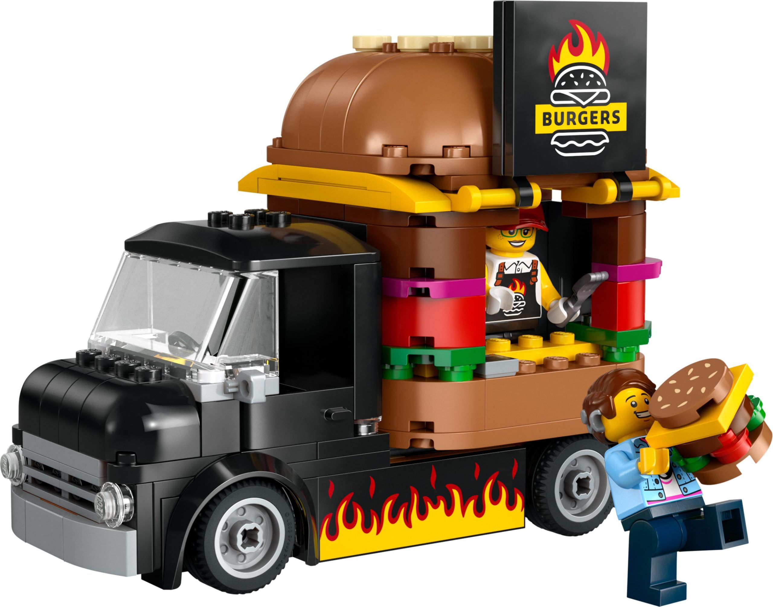 Klocki Lego City 60404 Ciężarówka Z Hamburgerami Foodtruck 194 el. - obrazek 5