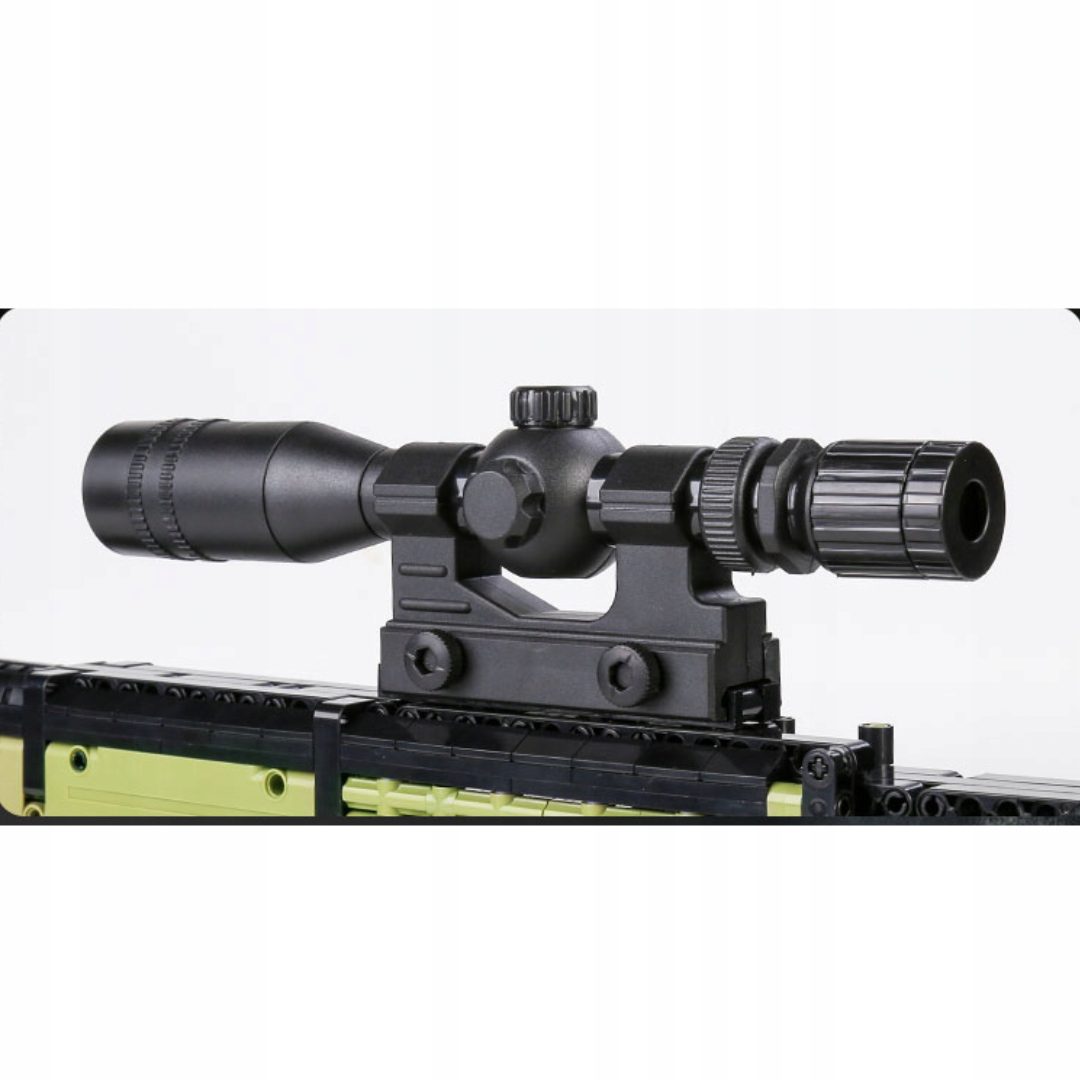 Klocki Techniczne Mould King 14010 Karabin AWM 1628 el Model Kolekcjonerski - obrazek 5