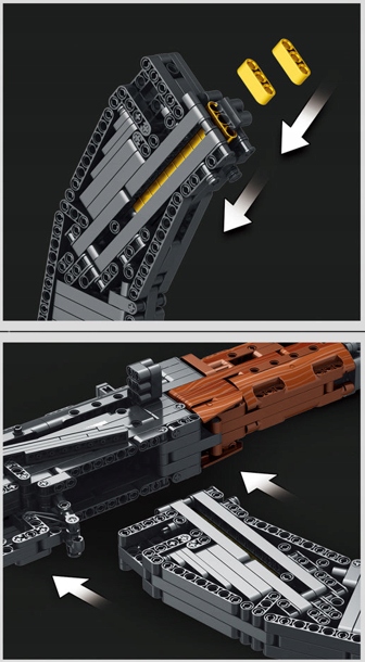 Klocki Reobrix 77005 Strzelający Karabin AK47 1366 el. - obrazek 7