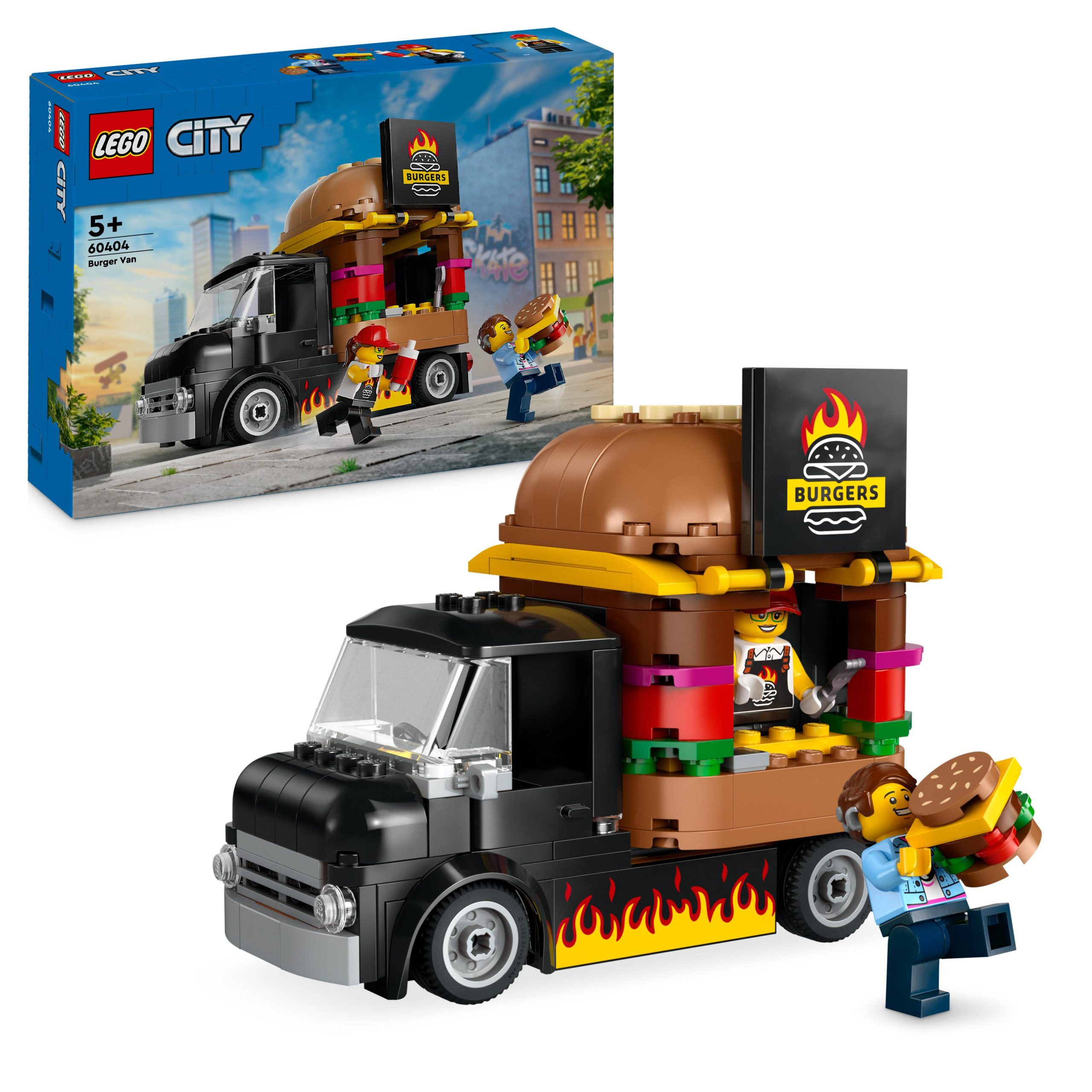 Klocki Lego City 60404 Ciężarówka Z Hamburgerami Foodtruck 194 el.
