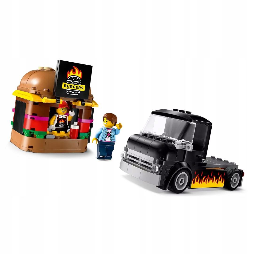 Klocki Lego City 60404 Ciężarówka Z Hamburgerami Foodtruck 194 el. - obrazek 4