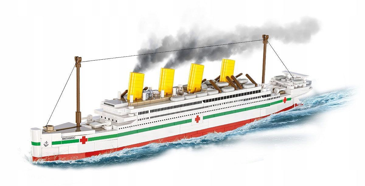 Klocki Cobi 1681 Statek HMHS Britannic Siostrzany Titanic I WŚ 636 el. - obrazek 7
