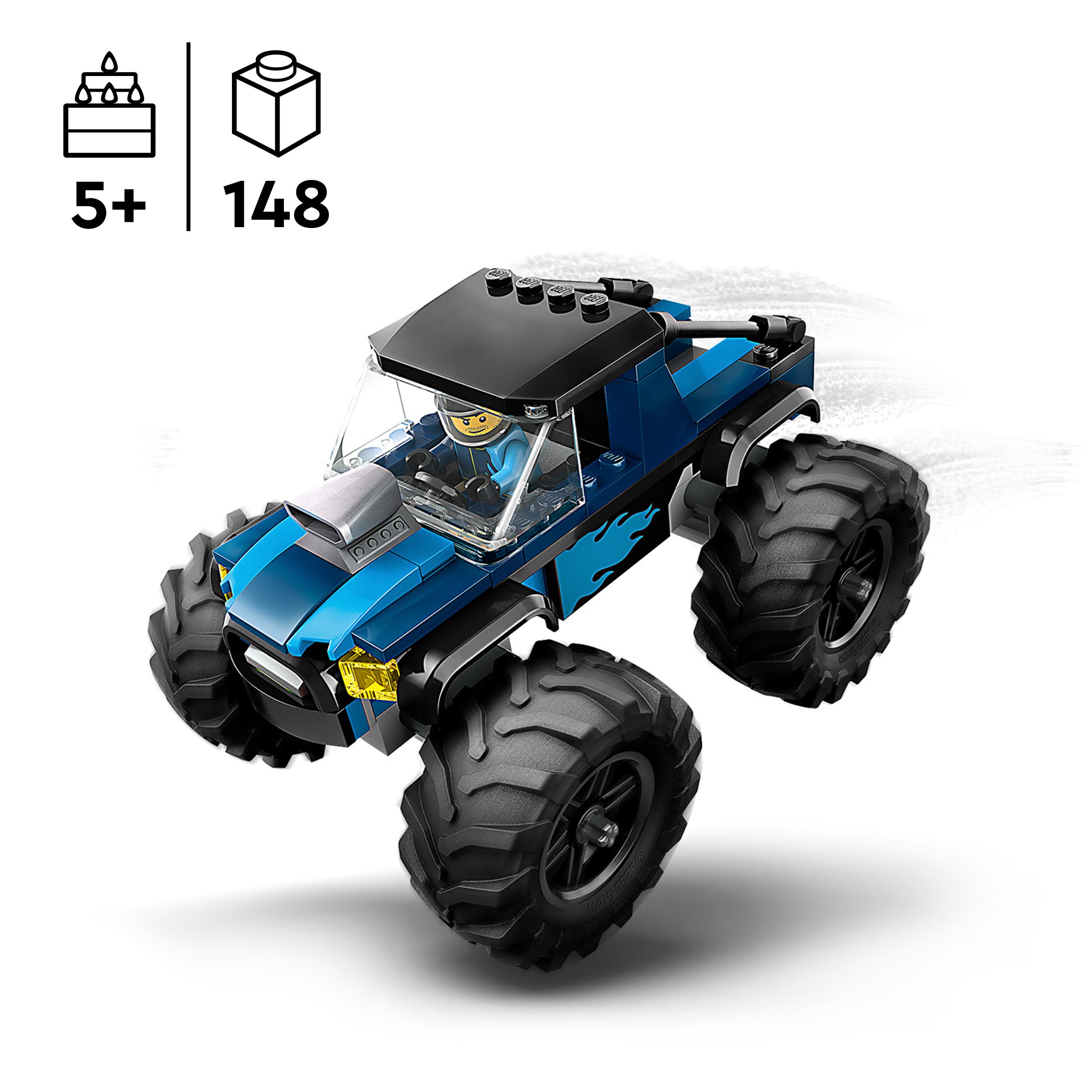 Klocki Lego City 60402 Niebieski Monster Truck 148 el. - obrazek 6