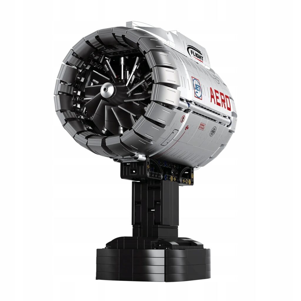 Klocki Reobrix 33019 Działający Odrzutowy Silnik Samolotowy