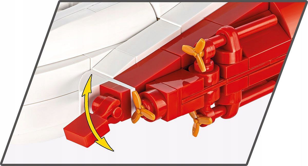 Klocki Cobi 1681 Statek HMHS Britannic Siostrzany Titanic I WŚ 636 el. - obrazek 9