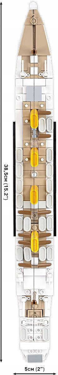Klocki Cobi 1681 Statek HMHS Britannic Siostrzany Titanic I WŚ 636 el. - obrazek 8
