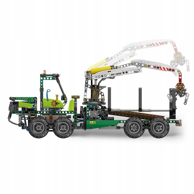 Klocki Mould King 19006 RC Pneumatyczny Żuraw Leśny 938 el. - obrazek 5
