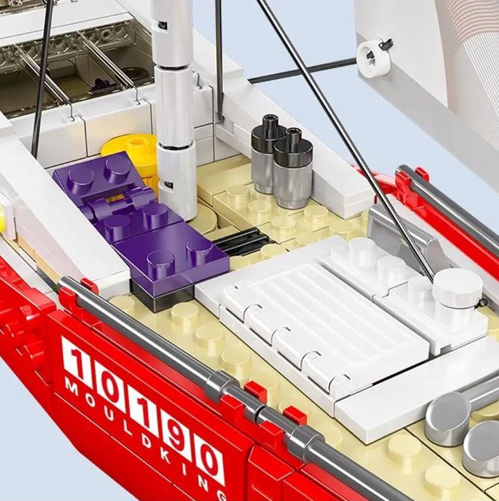 Klocki Mould King 10190 Żaglówka Dwumasztowiec 767 el. - obrazek 3