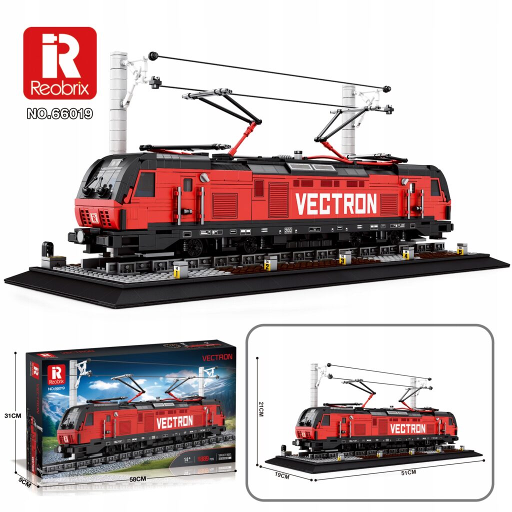 Klocki Reobrix 66019A Lokomotywa Wielosystemowa Vectron