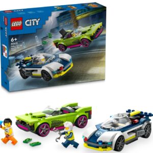 LEGO City Policja 60415 - Pościg Radiowozu, 213 el., Zabawka Klocki LEGO
