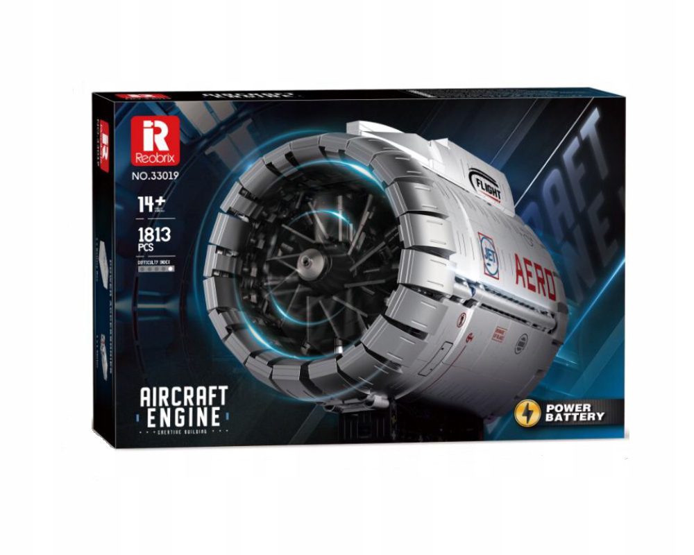 Klocki Reobrix 33019 Odrzutowy Silnik Samolotowy