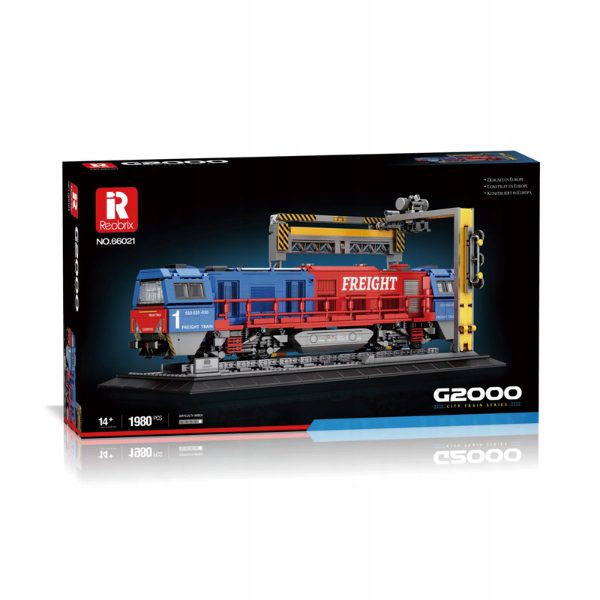 Klocki Reobrix 66021A Lokomotywa Towarowa Diesel G2000 1980 el. - obrazek 2