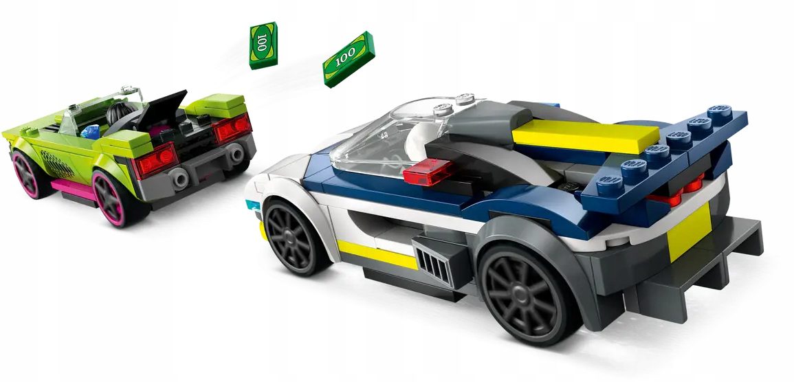 LEGO City Policja 60415 - Pościg Radiowozu, 213 el., Zabawka Klocki LEGO - obrazek 7