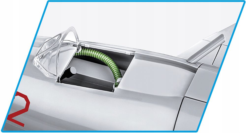 Klocki COBI 5822 Samolot Odrzutowy Polskich Sił Zbrojnych LIM1 (MIG15) 1952 - obrazek 7