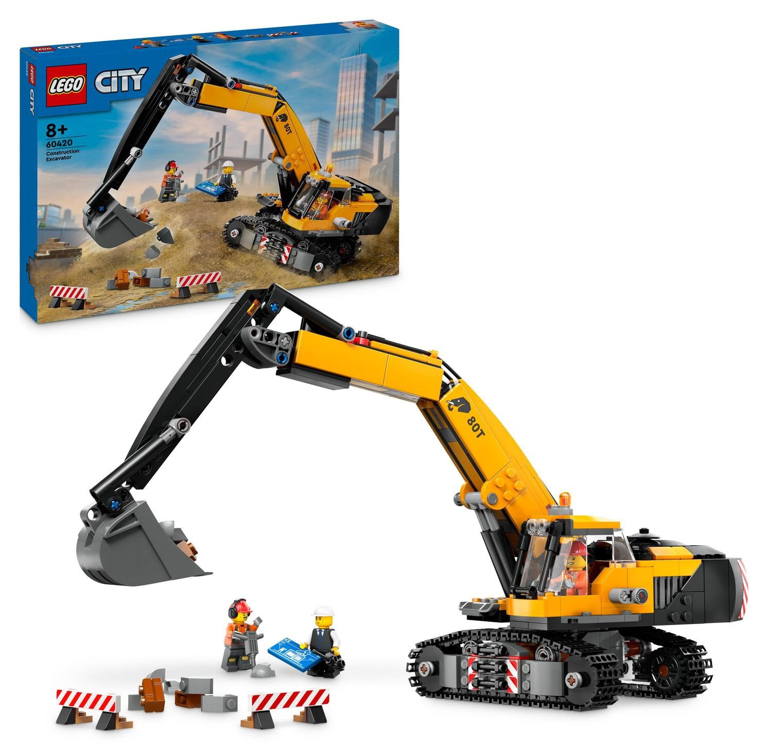LEGO City 60420 Koparka Budowlana