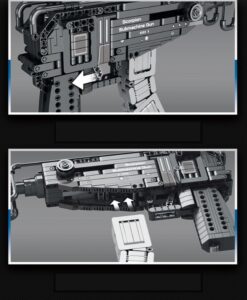 Klocki Reobrix 77029 Strzelający Pistolet Maszynowy Scorpion