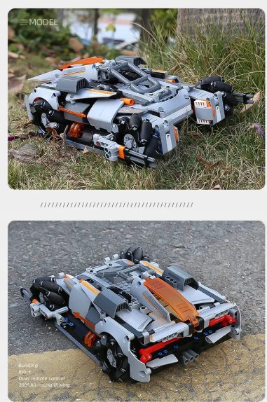 Klocki Mould King 15052S Zdalnie Sterowany Samochód Post-apo 555 el. - obrazek 6