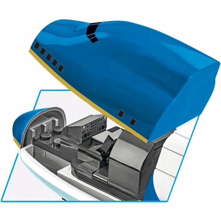 Klocki Cobi 26610 Samolot Prezydenta USA Boeing 747 AirForce One Jumbo Jet - obrazek 3