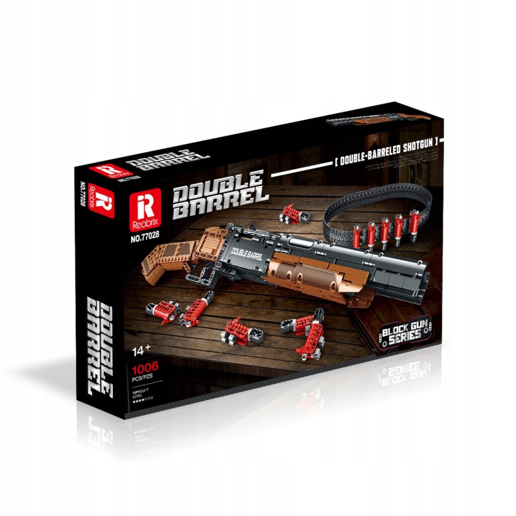 Klocki Reobrix 77028 Strzelająca Strzelba Dwulufowa