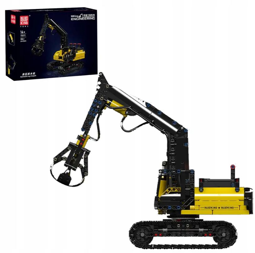 Klocki Mould King 17077 Koparka Obrotowa z Chwytakiem 866 el. - obrazek 8