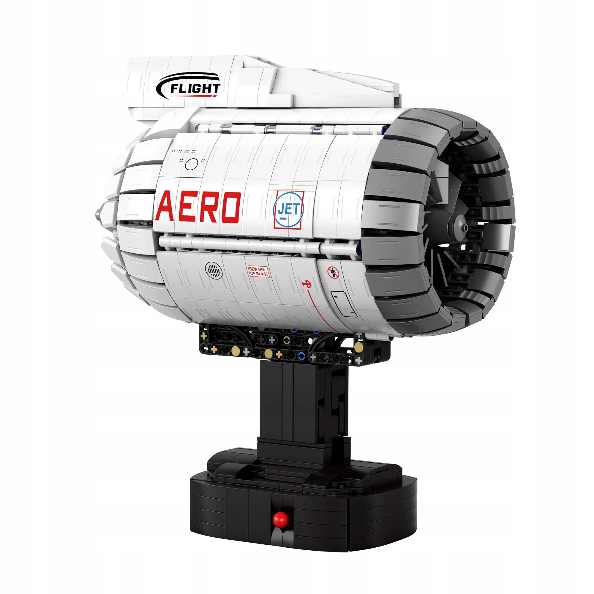 Klocki Reobrix 33019 Działający Odrzutowy Silnik Samolotowy 1813 el. - obrazek 2