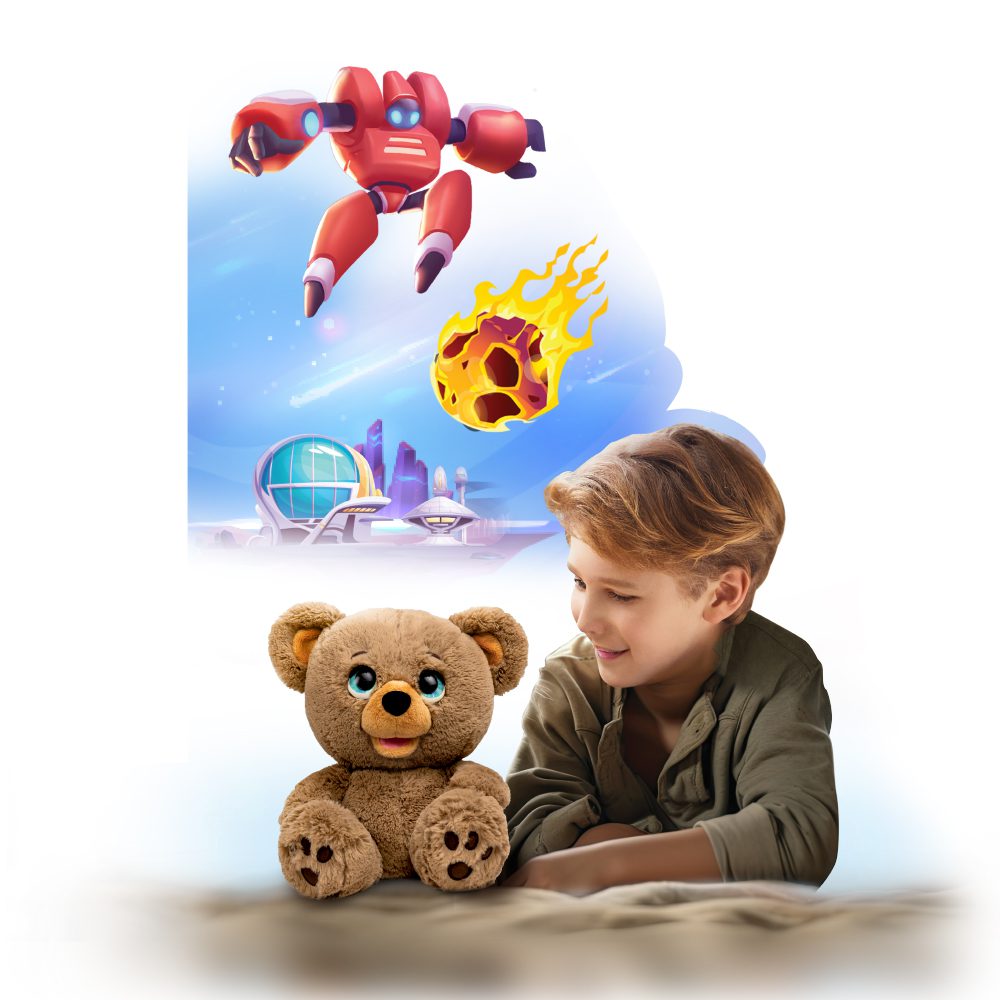 COBI Miś POE AI - Interaktywny Miś Tworzący i Opowiadający Bajki dla Dzieci - obrazek 9