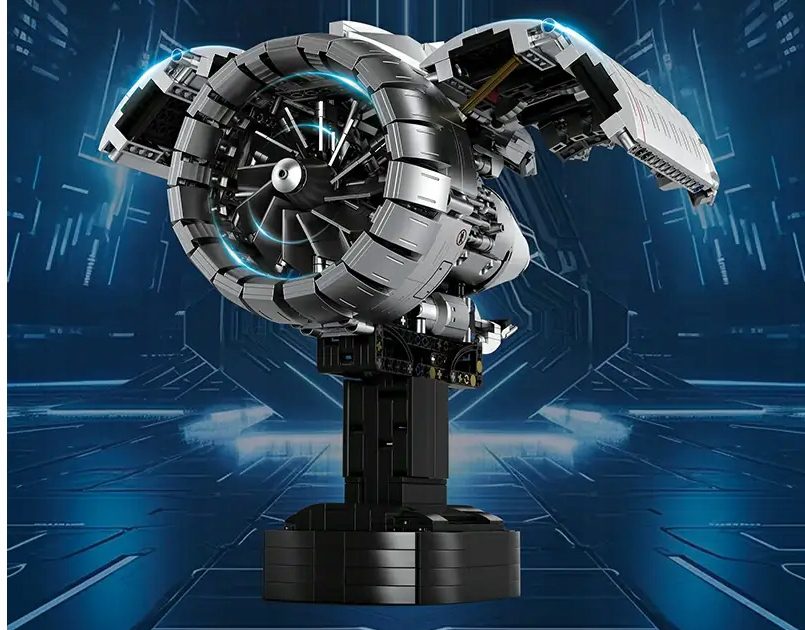 Klocki Reobrix 33019 Działający Odrzutowy Silnik Samolotowy 1813 el. - obrazek 4