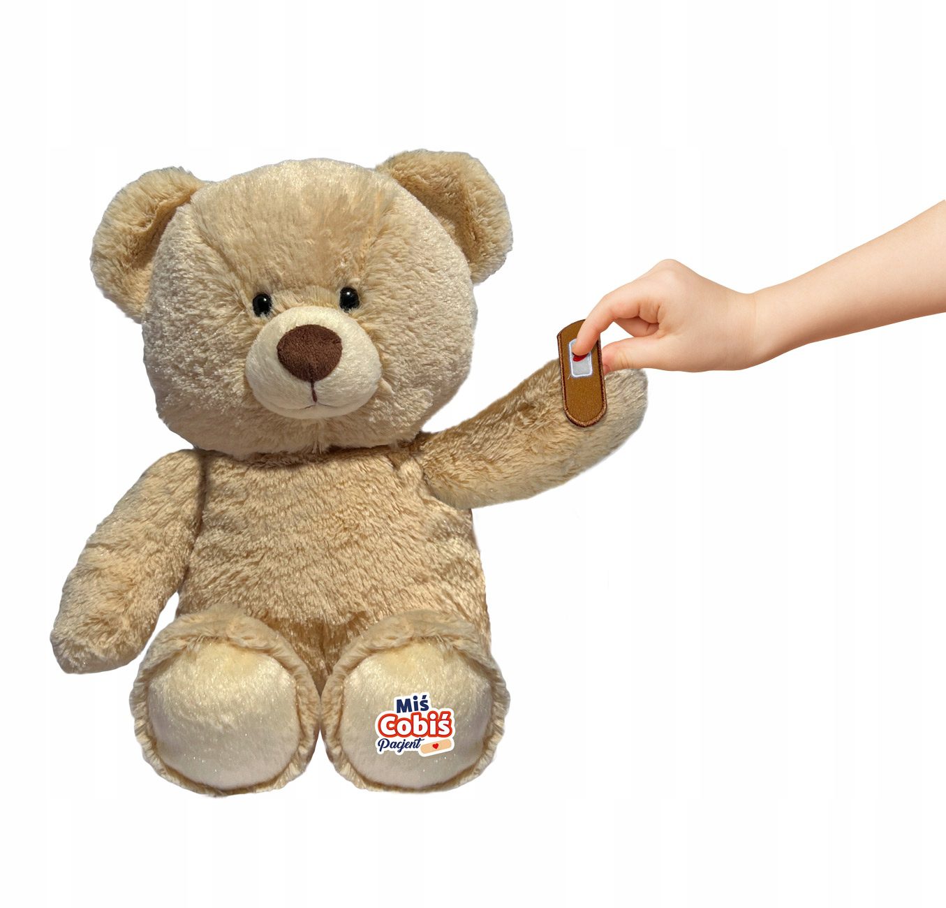 Miś COBI Cobiś Pacjent - Interaktywny Miś do Zabawy w Lekarza dla Dzieci - obrazek 6