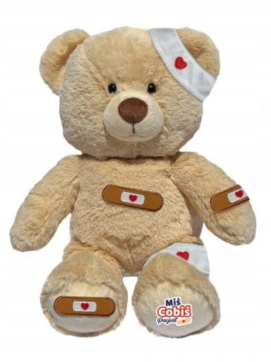 Miś COBI Cobiś Pacjent - Interaktywny Miś do Zabawy w Lekarza dla Dzieci - obrazek 3