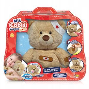 Miś COBI Cobiś Pacjent - Interaktywny Miś do Zabawy w Lekarza dla Dzieci