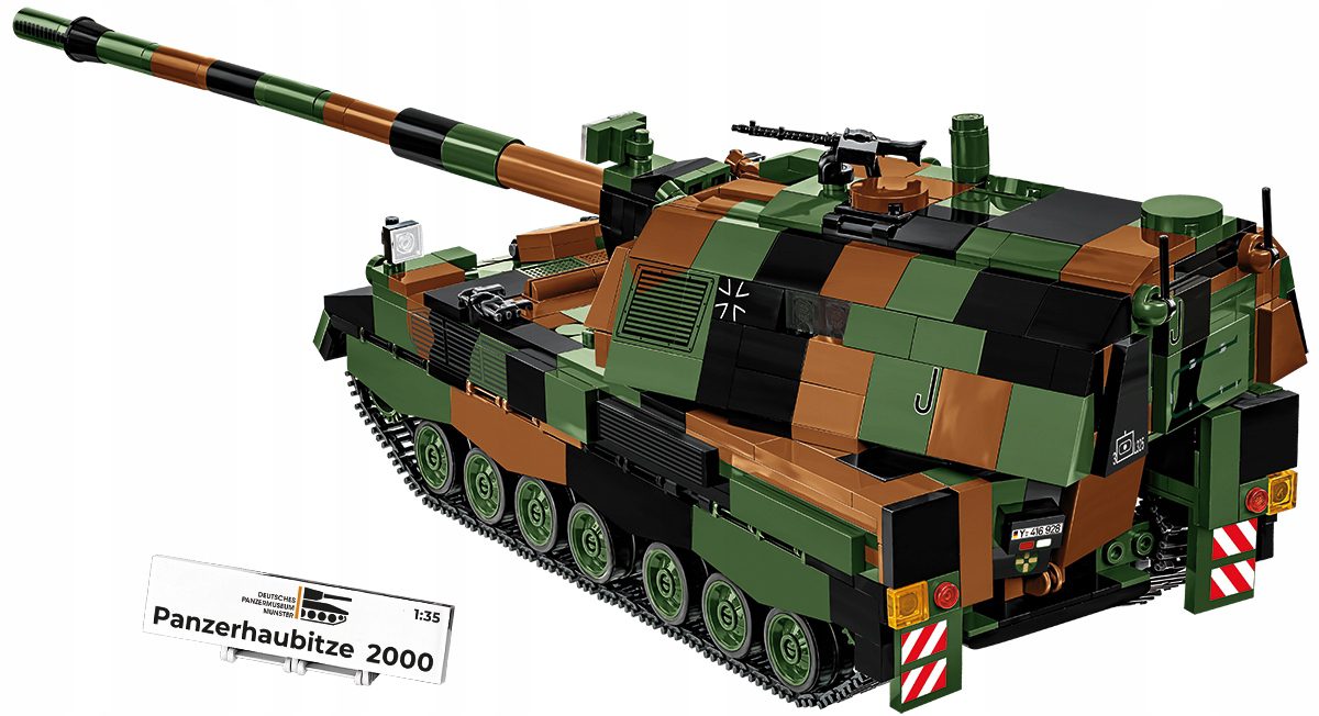 Klocki Cobi 2628 - Panzerhaubitze 2000 Niemiecka Haubica Samobieżna 1006 el - obrazek 3