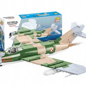 Klocki COBI 5824 Samolot Odrzutowy Polskich Sił Zbrojnych LIM5 (MIG17) 1959