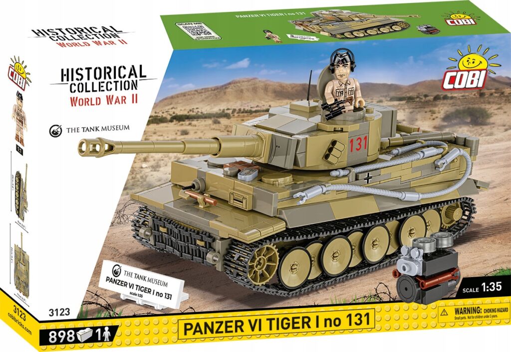 Klocki Cobi 3123 panzer vi tiger i no 131 karton
