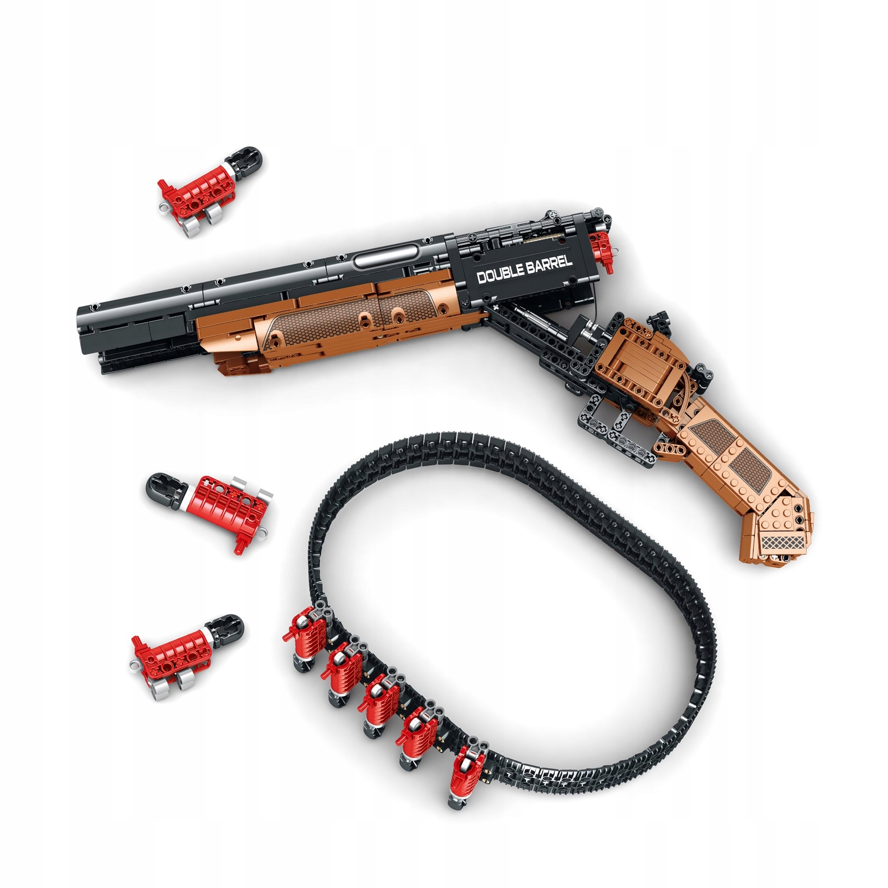 Klocki Reobrix 77028 Strzelająca Strzelba Dwulufowa 1006 el. - obrazek 2