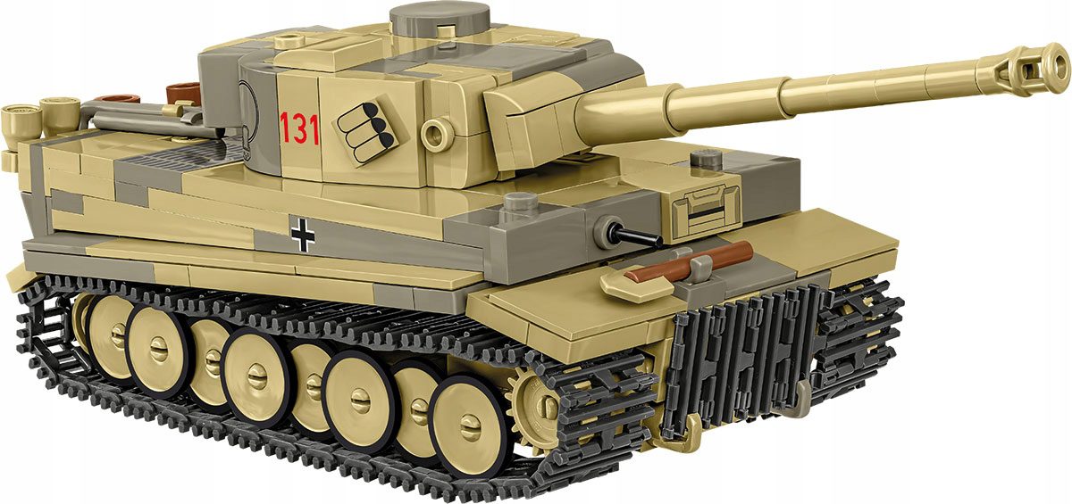 Klocki Cobi 2734 TIGER 131 Niemiecki Czołg II WŚ 442 el. - obrazek 4