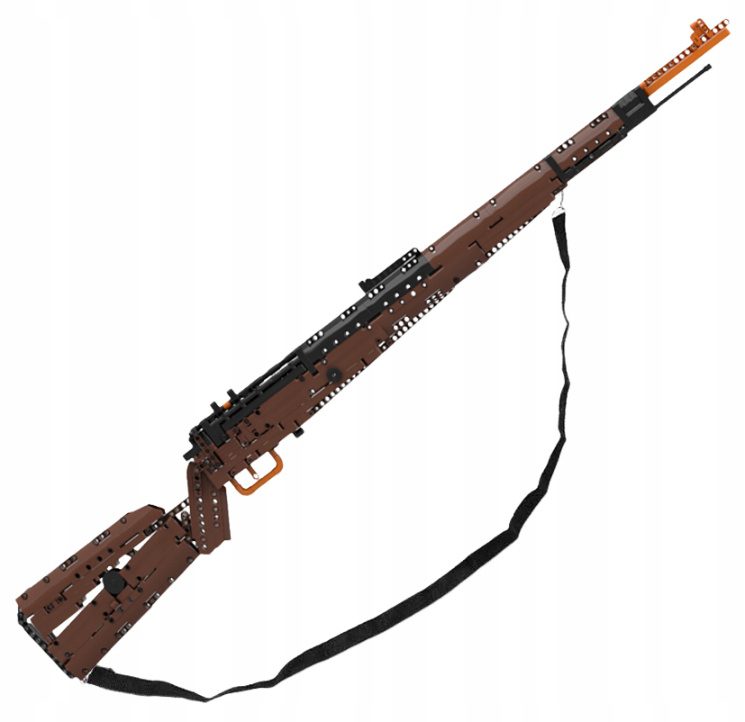 Mould King 14002S Karabin Mauser 98K 1:1 – 1117 el. Model z Klocków