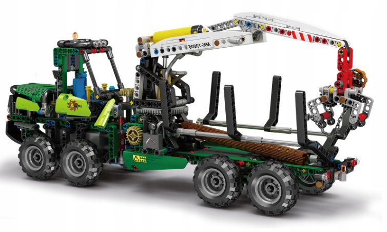 Klocki Mould King 19006 RC Pneumatyczny Żuraw Leśny 938 el. - obrazek 7