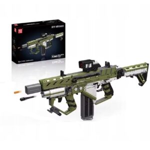 Model karabinu szturmowego DY-01 z klocków Mould King – zestaw 2848 elementów w skali 1:1