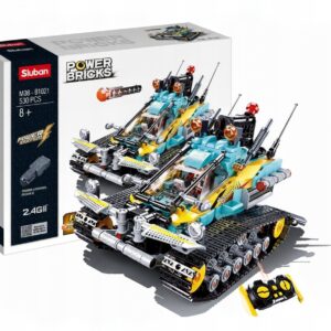 Klocki Sluban B1021 Zdalnie Sterowany Futurystyczny Czołg 530 el.