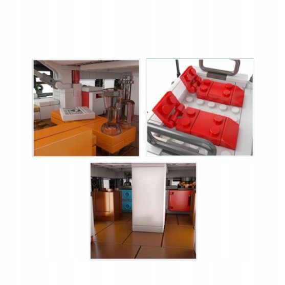 Klocki Mould King 10217 Katamaran Statek 890 el. - obrazek 5