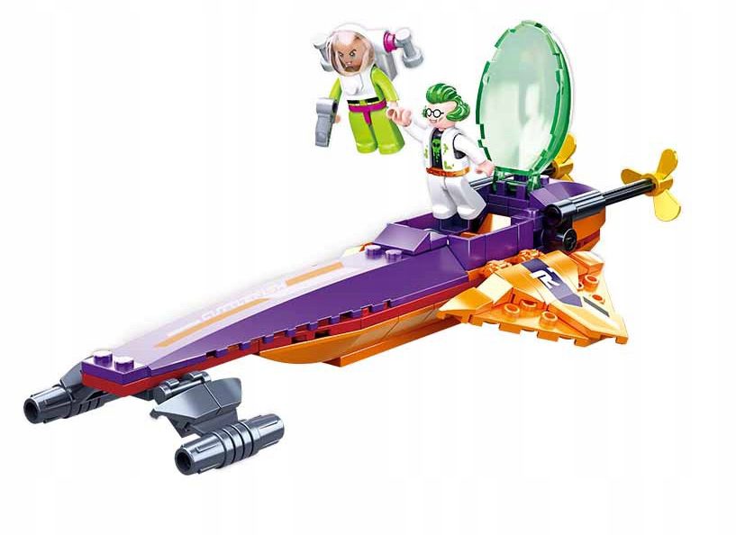 Klocki Sluban B0826 Wodny Samolot Policyjny 380 el. Prezent dla Dzieci - obrazek 6