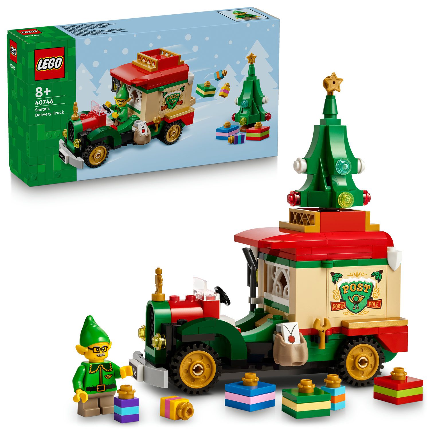 Klocki LEGO Classic 40746 Ciężarówka Świętego Mikołaja 224 el.