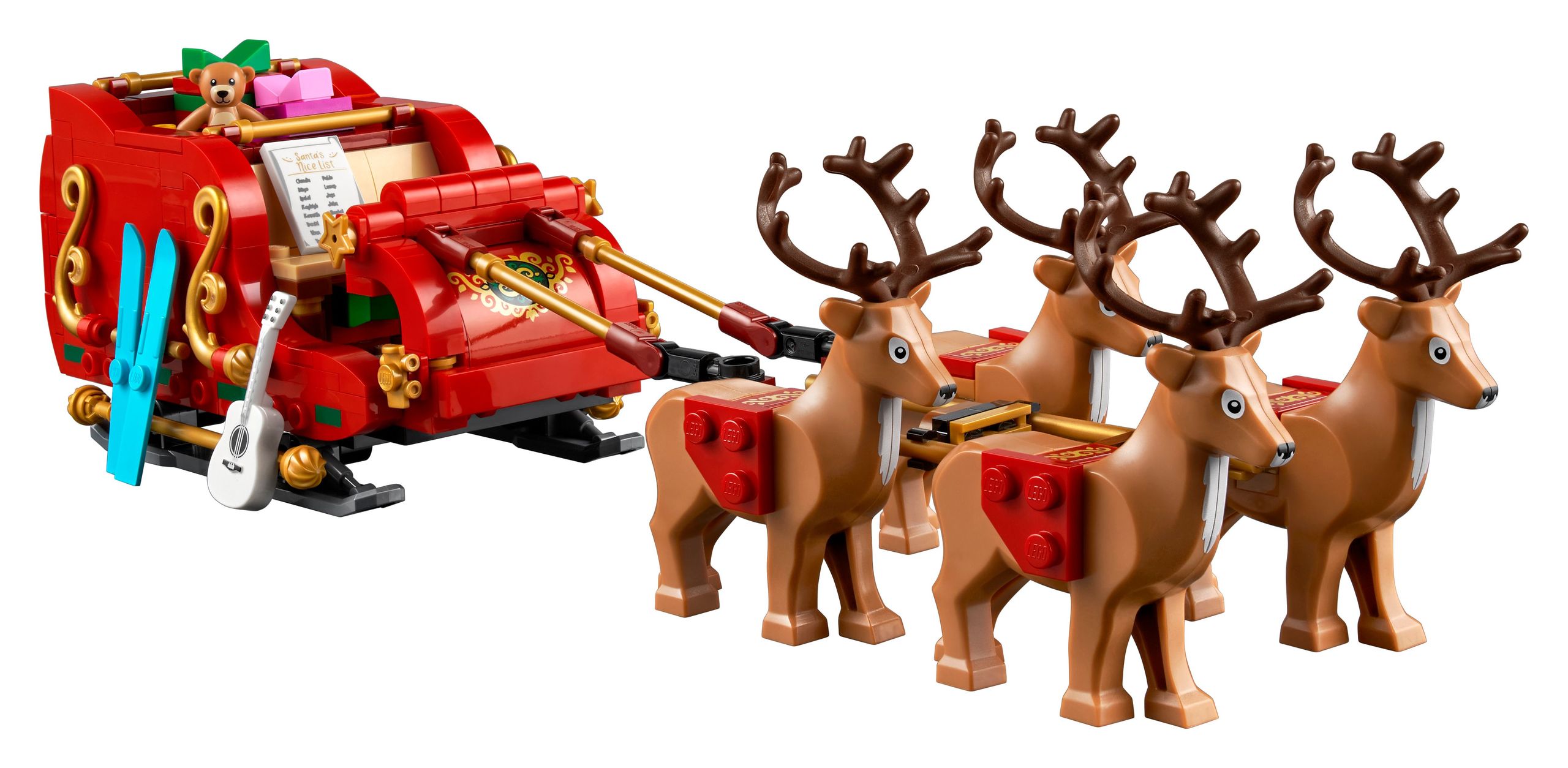 Klocki LEGO 40499 Sanie Świętego Mikołaja 343 el. - obrazek 4