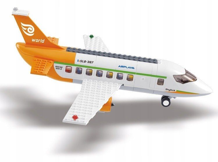 Klocki Sluban B0367 Samolot z Terminalem i Wieżą Lotów 678 el. - obrazek 5
