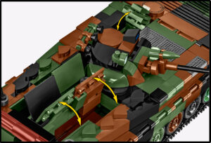 Cobi 2630 otwierane włazy i ruchoma wieżyczka